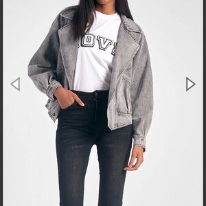 Elan Charcoal Jean Jacket